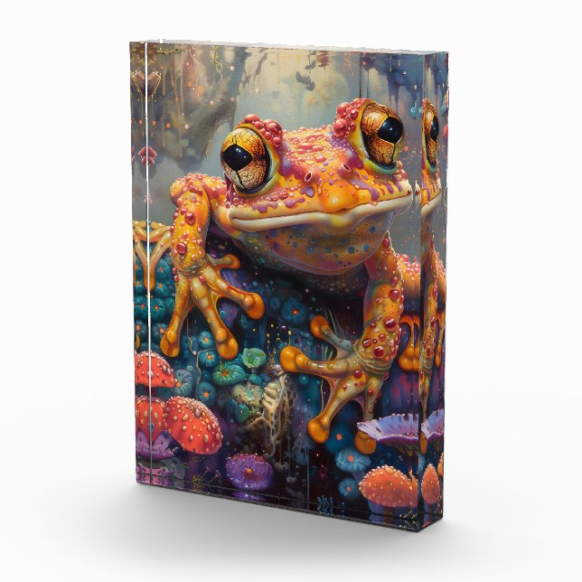 Fairytale magischer Frosch Fotoblock (Rechts)