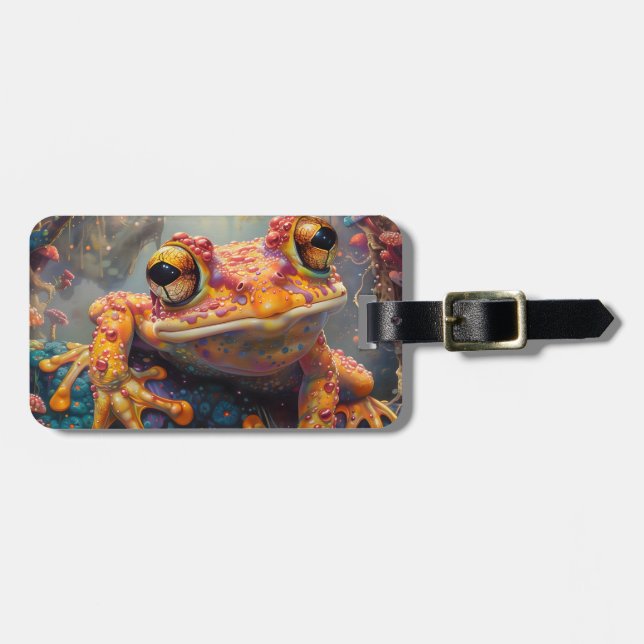 Fairytale magischer Frosch Gepäckanhänger (Vorderseite horizontal)