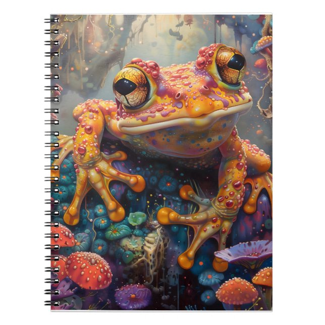 Fairytale magischer Frosch Notizblock (Vorderseite)