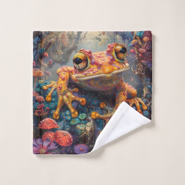 Fairytale magischer Frosch Waschlappen (Waschlappen)