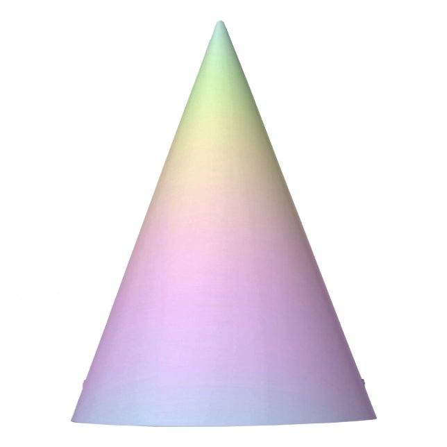 Fairytale Pastel Gradient Partyhütchen (Vorderseite)