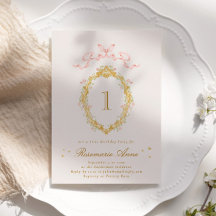 Fairytale Princess Big Number Girls Geburtstagspar