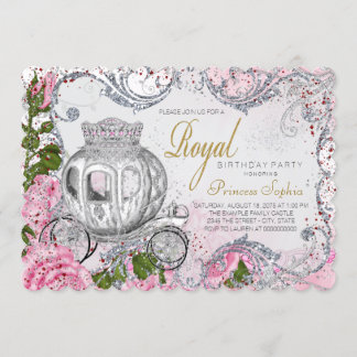 Fairytale Princess Birthday Party Einladung