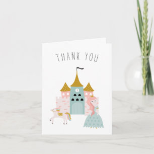 Fairytale Princess   Carte de remerciements