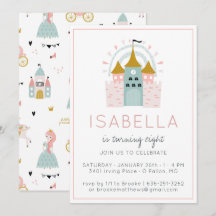 Fairytale Princess Party Einladung