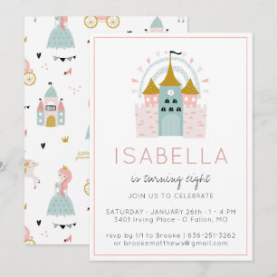 Fairytale Princess Party Einladung