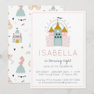 Fairytale Princess Party Einladung