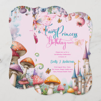 Fairytale Princess Tochter Birthday Fairycore Einladung