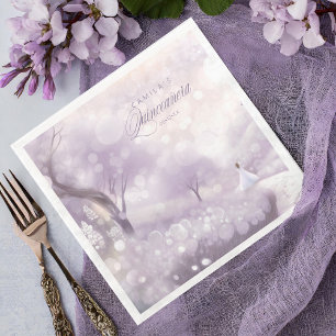 Fairytale Princess V2 Quinceanera Lavendel ID1030 Serviette