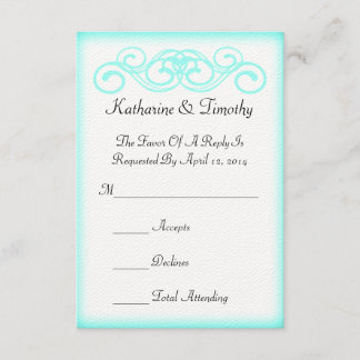 Fairytale Scroll Wedding RSVP