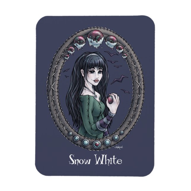 Fairytale "Snow White" Fantasy Art Magnet #2 (Vertikal)