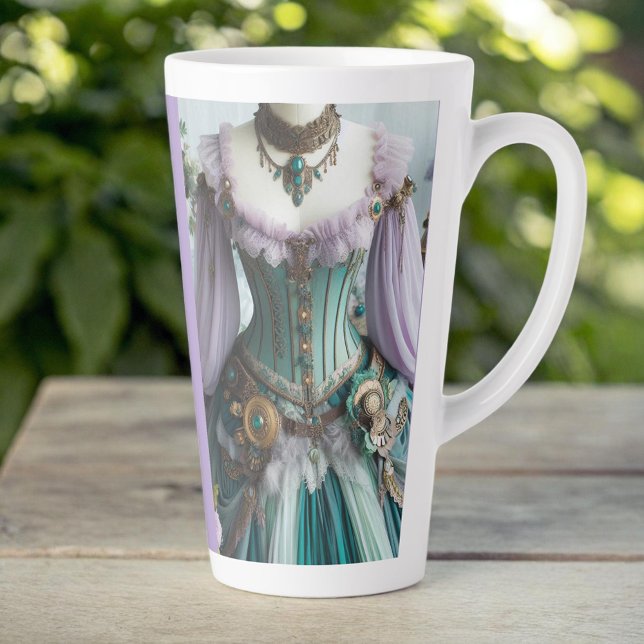 Fairytale Spring Pastell Floral Gown Milchtasse (Von Creator hochgeladen)