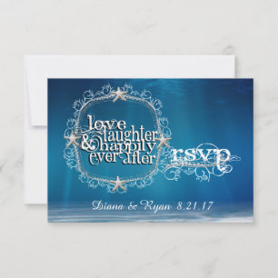 Fairytale unter dem Meer-UAWG RSVP Karte