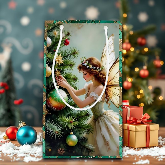 Fairytale Whimsical Angel Fairy Christmas Kleine Geschenktüte (Von Creator hochgeladen)