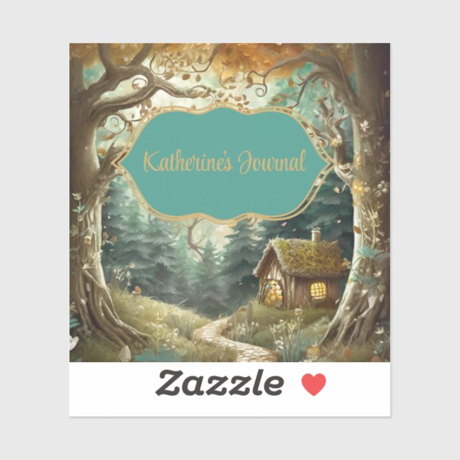 Fairytale Woodland Journal Buchzeichen Sticker (Blatt)