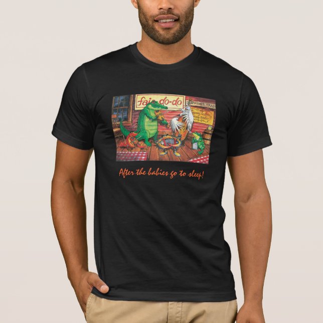 Fais font le T-shirt de musique de Cajun (Devant)