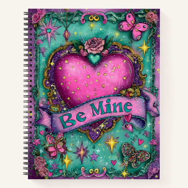 Fais Moi Vôtre Carnet Spirale de la Saint-Valentin (Devant)