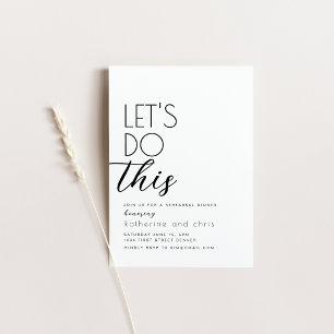 Faisons cette invitation pour le dîner de répétiti