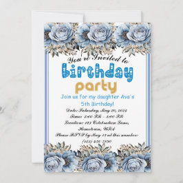 Faisons la fête : Invitation de Bish pour l'annive