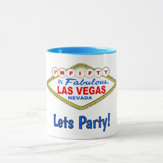 Faisons la fête Mug 50 ans Vegas