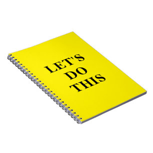 Faisons-le - Cahier Classique 6,5" x 8,75"