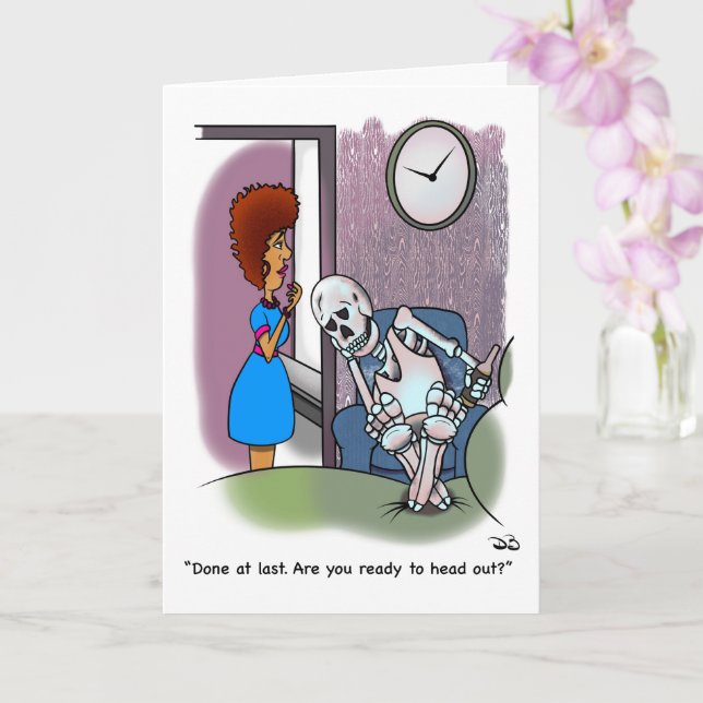 Fait À La Carte De Voeux Dernière (Orchidée)