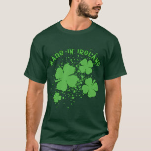 Fait dans le T-shirt de jour de l'Irlande St