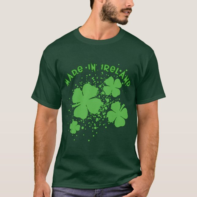 Fait dans le T-shirt de jour de l'Irlande St (Devant)