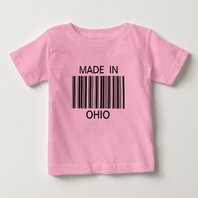 Fait dans le T-shirt de l'Ohio (Devant)