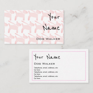 "Fait écho" des cartes de visite de marcheur de