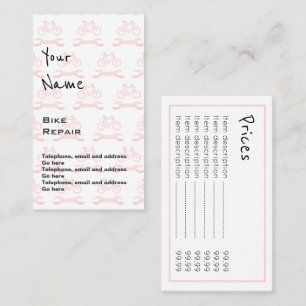 "Fait écho" des cartes des prix de réparation de