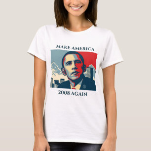 Faites à l'Amérique 2008 encore T-shirts d'Obama