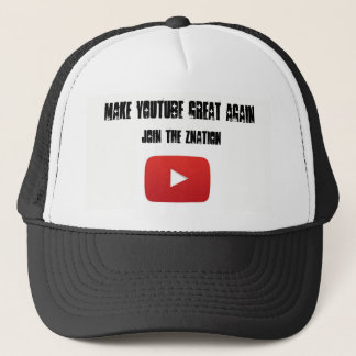 Faites à Youtube le grand encore casquette de