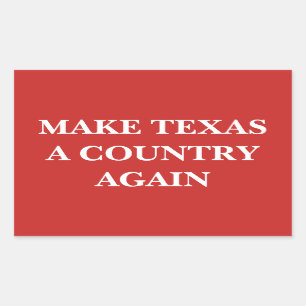 Faites au Texas un autocollant de pays encore