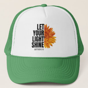 FAITES BRILLER VOTRE LUMIÈRE CASQUETTE DE CAMIONNE