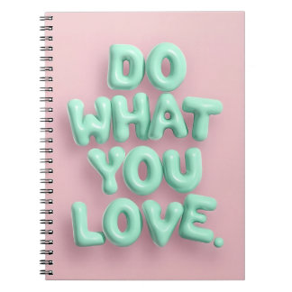 Faites ce que vous aimez pastel esthétique carnet 