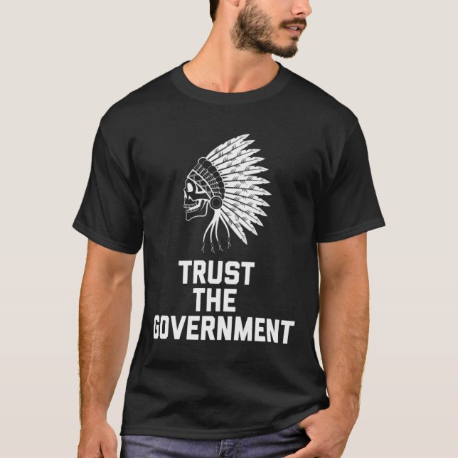 Faites confiance aux T-shirts essentiels du gouver (Devant)