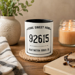 Faites de cette tasse « Maison Douce Code Postal »