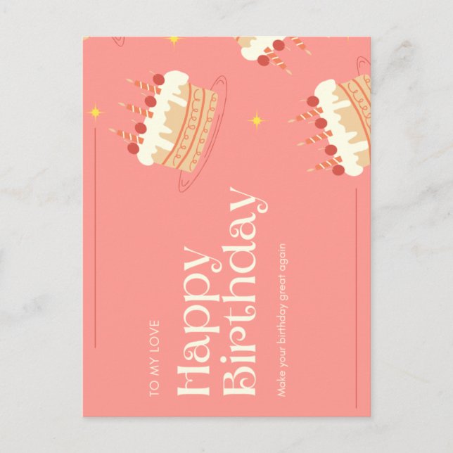 Faites de votre anniversaire une grande invitation (Devant)