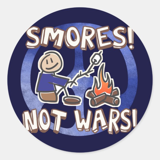 Faites des Stickers S'mores not Wars (Devant)