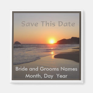 Faites gagner la date - aimant de coucher du