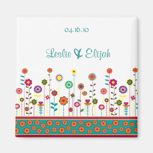 Faites gagner la date - aimant de mariage