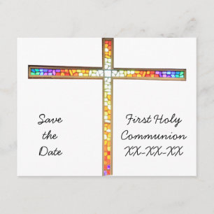 Faites gagner la date - communion - invitation