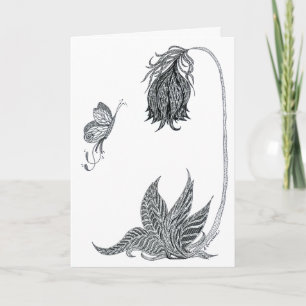 Faites glisser sur votre carte de voeux de beauté