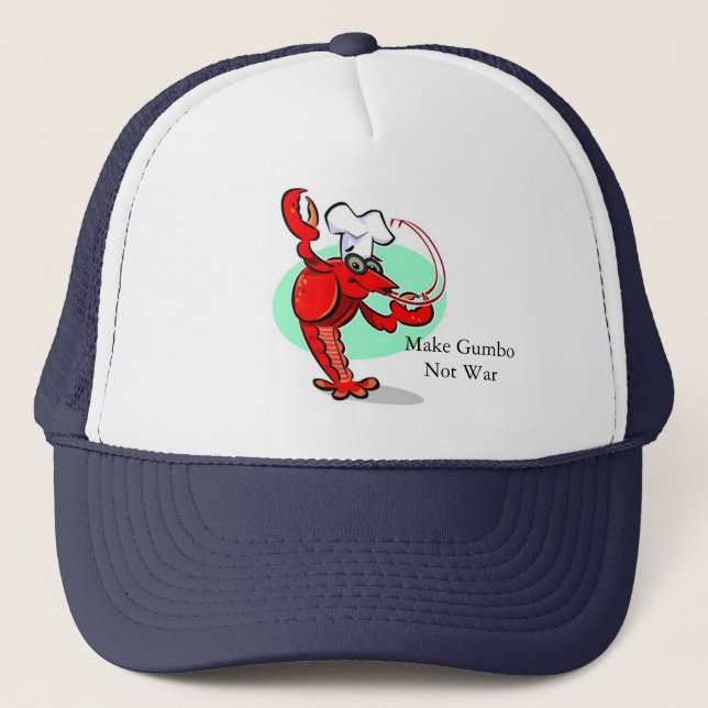Faites le gombo ne pas lutter casquette (Devant)