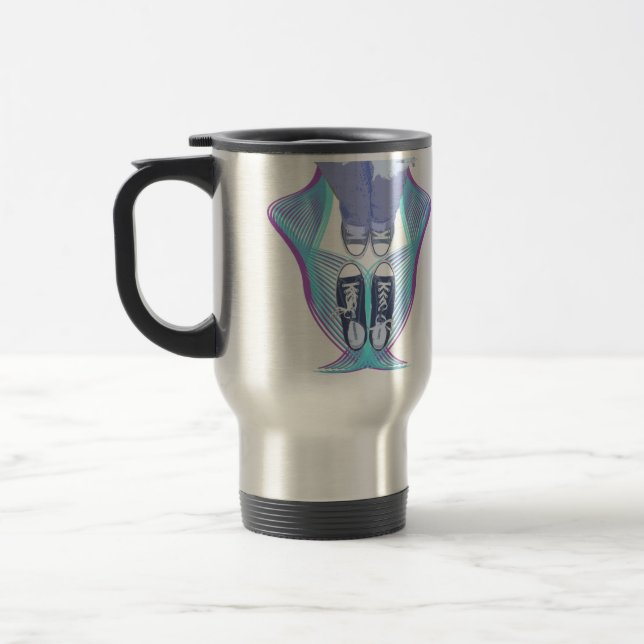 Faites-le se produire Mann ! Tasse de voyage (Gauche)