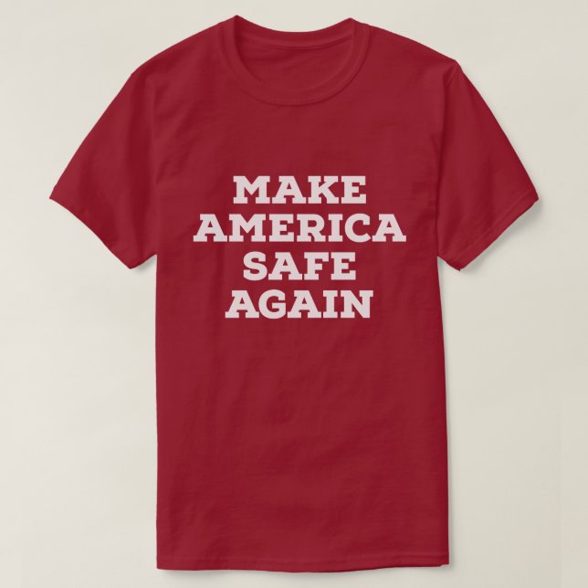Faites le T-shirt de coffre-fort de l'Amérique (Design devant)