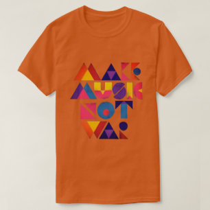 Faites le T-shirt de guerre de musique pas