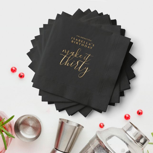 Faites-le trente Martini noir 30e anniversaire (Créateur téléchargé)