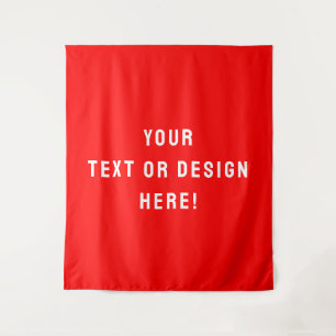Faites-le vous - Grande Tapisserie rouge personnal